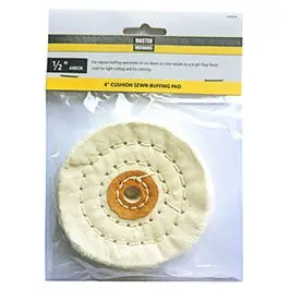 Cushion Sewn Buffing Pad 4-. Polishing and Finishing Master Mechanic