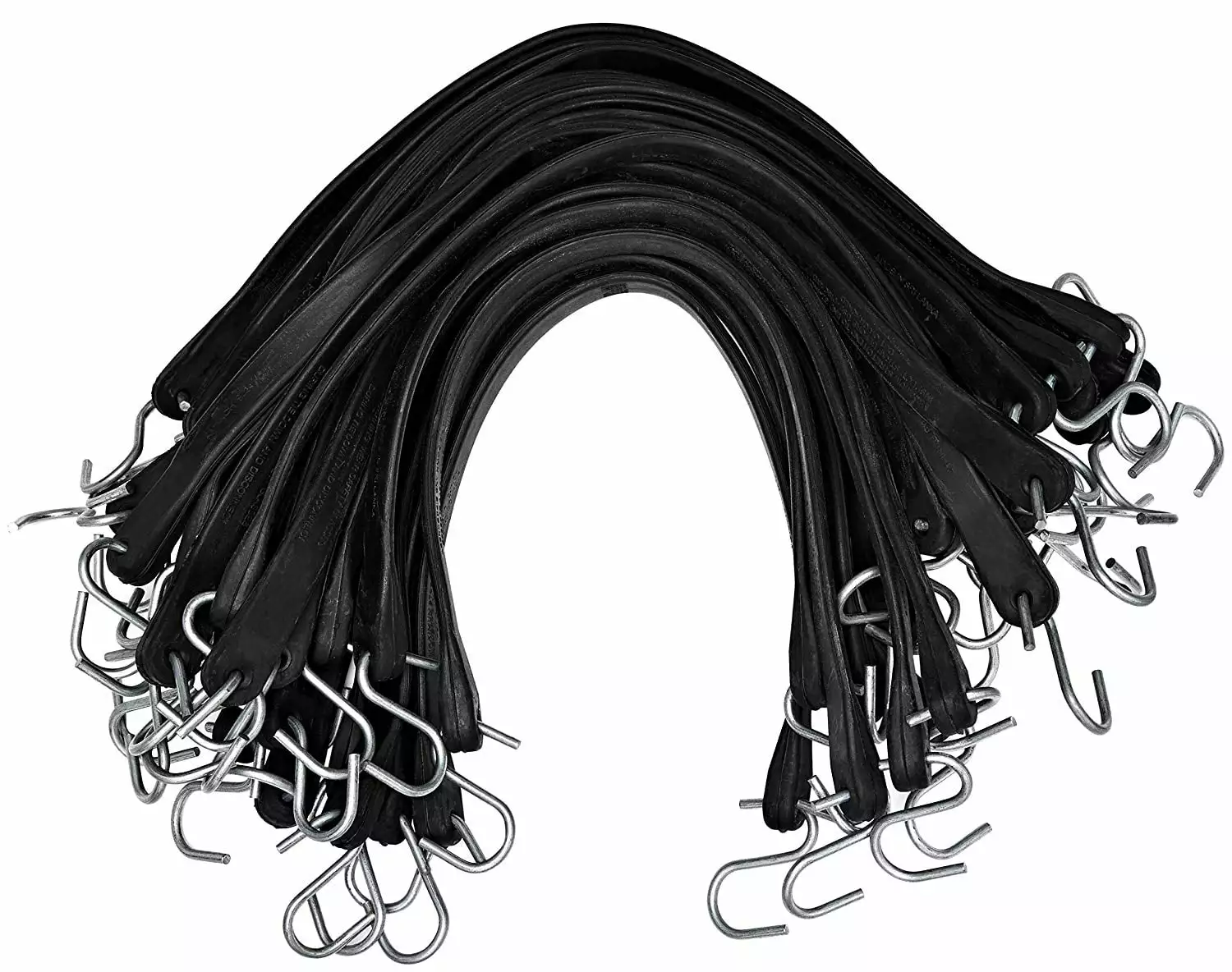 9 Inch Rubber Bungee Cords Hooks Heavy Duty Tarp Strap Bungee Pack 50 Securing Covers Miloo
