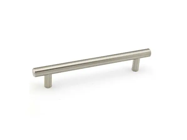 Richelieu Hardware Roosevelt Collection 5-1/16 . (128 mm) Center-to-Center Soft-touch Nickel Contemporary Drawer Pull