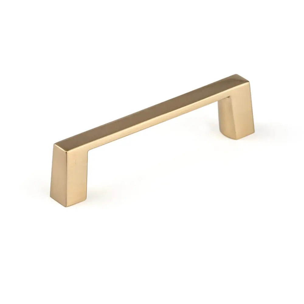 Contemporary # 107 Champagne Rustic gold Metal Pull, 3'' C/C Compatible IKEA Sektion