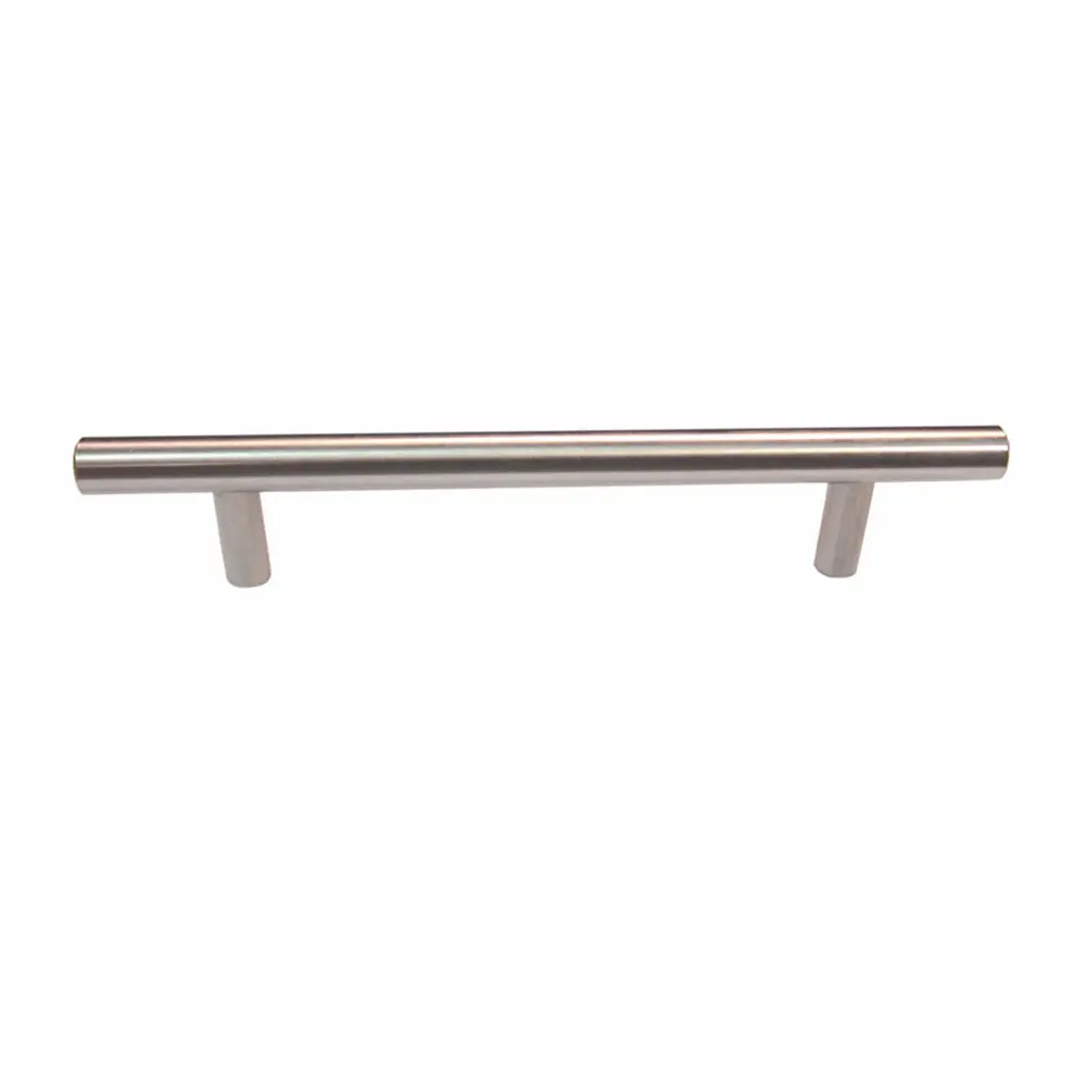 Contemporary # 305 Satin-brushed Nickel Steel Pull, 128 mm C/C