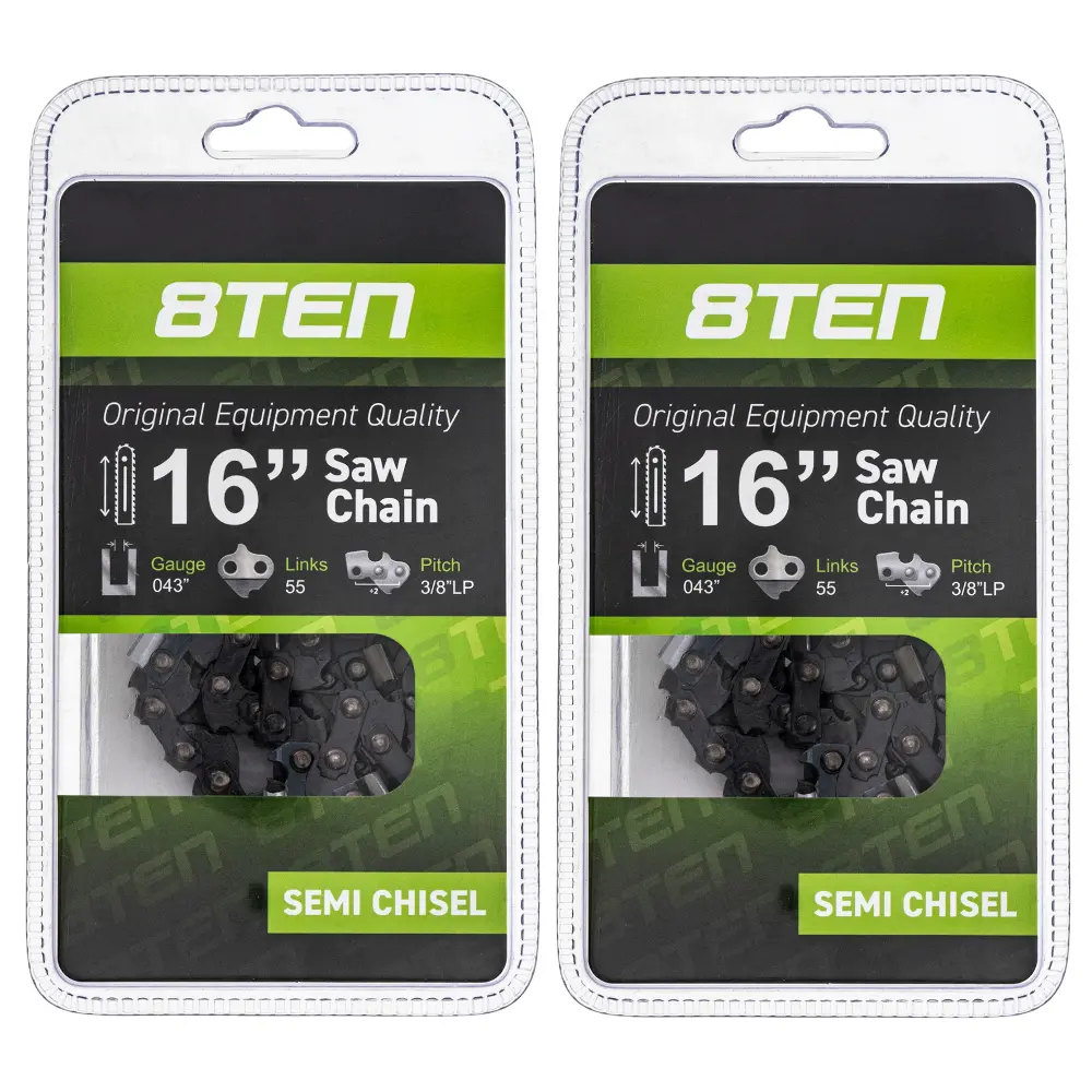 Chainsaw Chain 16 Inch .043 3/8 55DL Carlton 36100050055 61PMM355E H3855 | TWO-UNIT