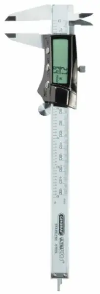 General Tools 147 Digital Fractional Stainless Steel Caliper 6 Inch Auto-Off Accurate Measurements