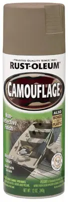 Rust-Oleum Specialty Flat Khaki Camouflage Spray Paint 12 oz Pack 6