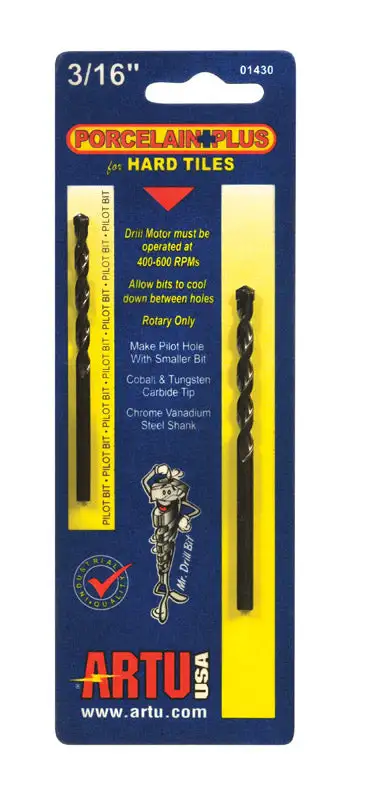 ARTU 5/8 . X 6-1/8 . L Tungsten Carbide Tipped Drill Bit Straight Shank 1 pc Metal Wood