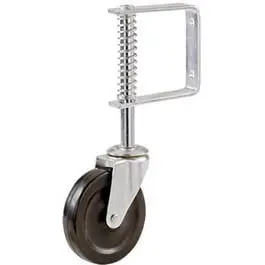 4-Inch Rubber Gate Support Caster Smooth Rolling and Durability Various