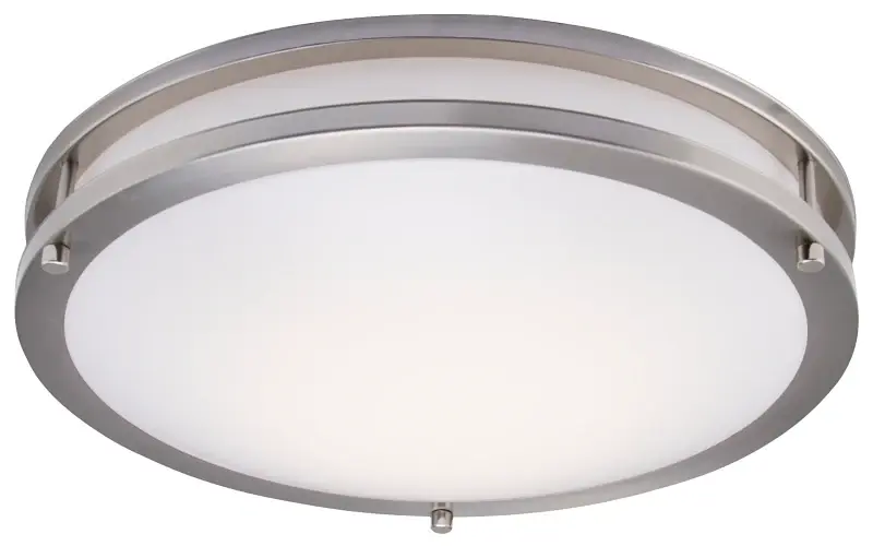 Boston Harbor CL202AC Flush Affix Ceiling Fixture, 120 V, 24 W, 1-Lamp, LED Lamp, 1680 Lumens, 3000 K Color Temp