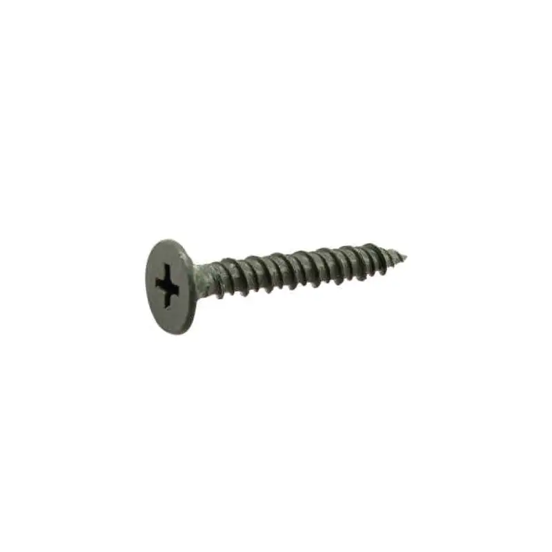 Grip-Rite No. 8x 1-5/8 L Phillips Wafer Head Cement Board Screws 1 lb Pack 12