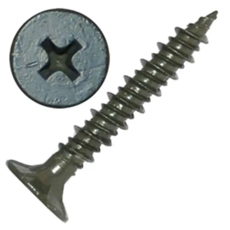 Grip-Rite No. 8 Phillips Wafer Head Cement Board Screws 1-5/8 Inch 5 lb 650 Pack