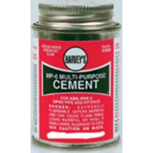 Harvey MP-6 Multi Purpose Cement 16 Oz Clear 018020-12