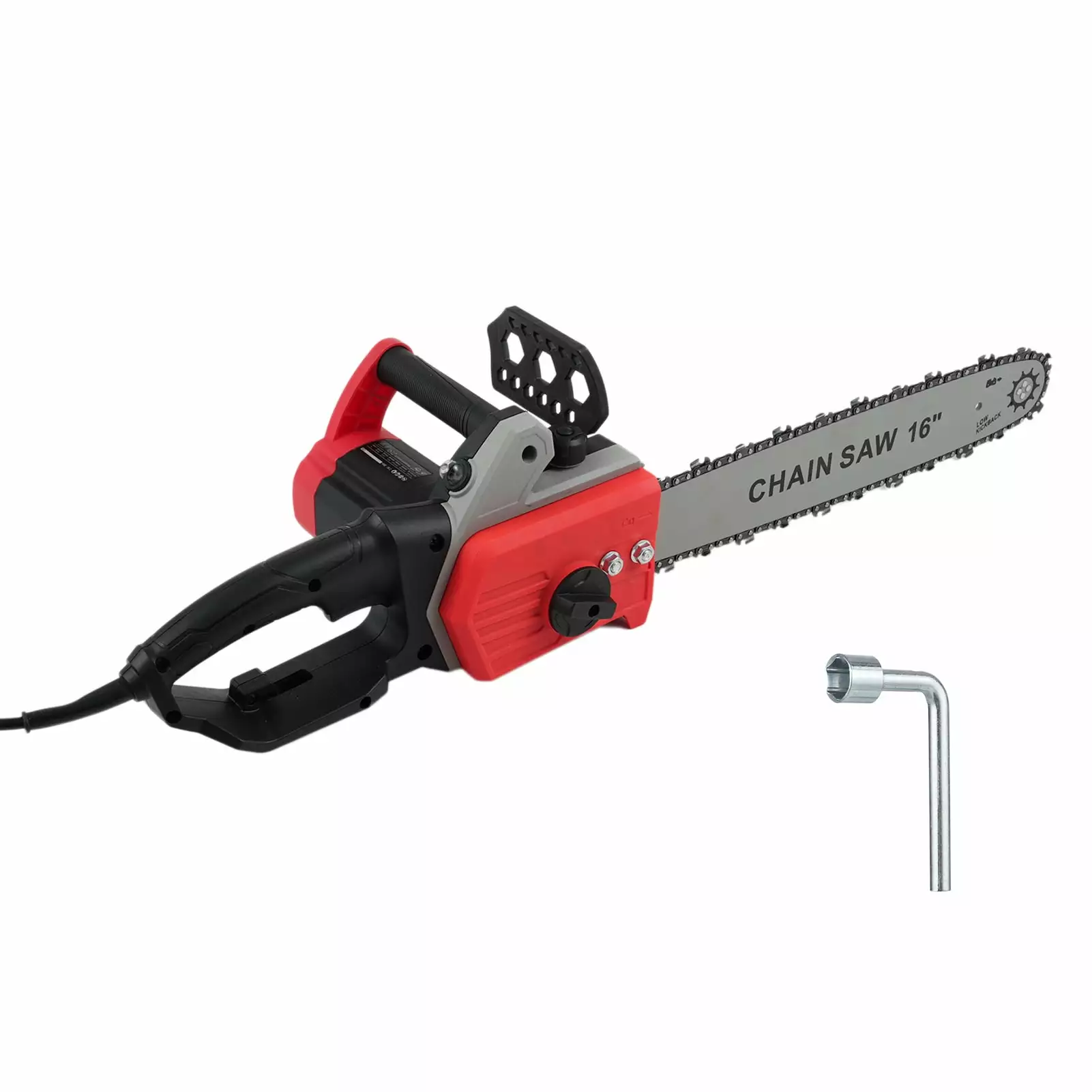 Powerful Electric Chain Saw. 1800W Corded Chainsaw 16 Inch Chain and Bar. Featherweight Fast Cuts Perfect Various Cutting ...