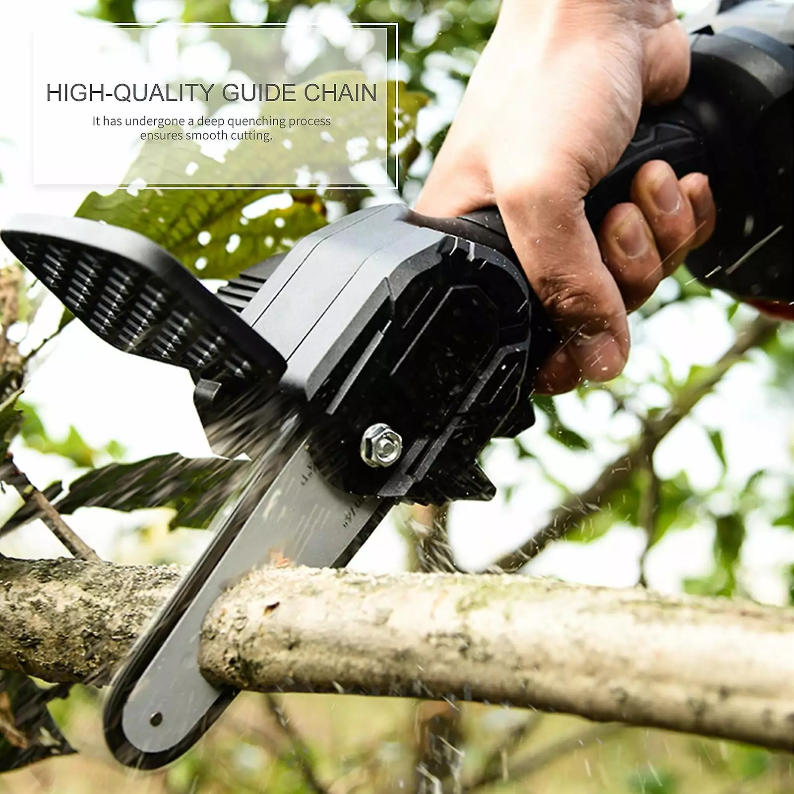 ZHXNE Hand Chain Saw. Rechargeable Electric Chain Saw. Travel-friendly Electric Chain Saw. Wood Cutting Machine. Pruning S...