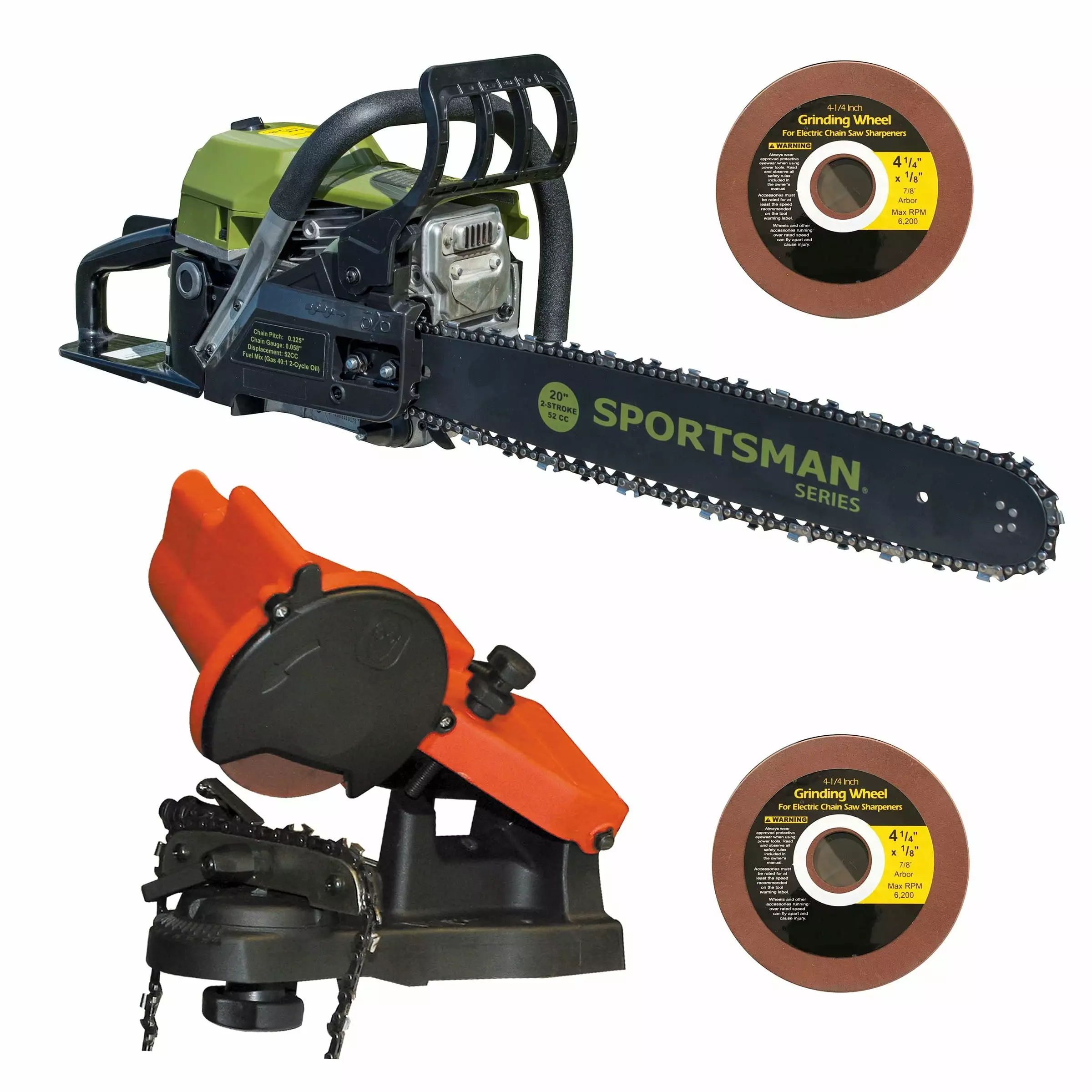 Gas Chain Saw Kit Sharpener and Grinding Plates Bed Bath & Beyond