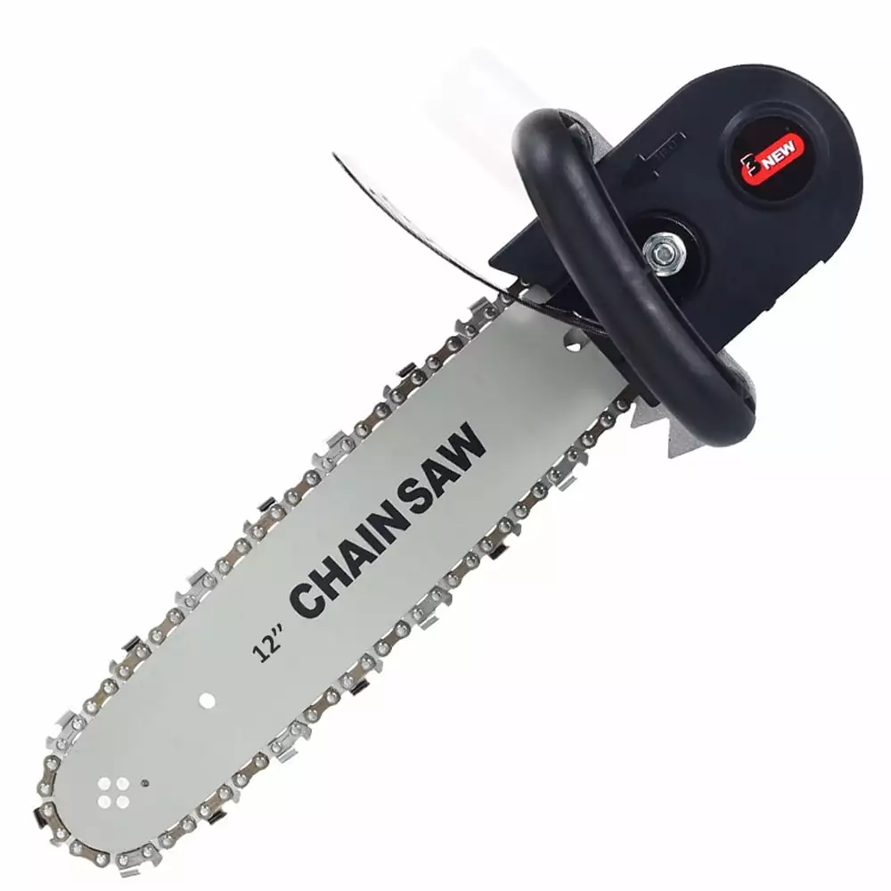 CACAGOO 12 Inch Chainsaw Refit Conversion Kit Chainsaw Bracket Set Change Angle Grinder into Chain Saw Woodworking Power T...