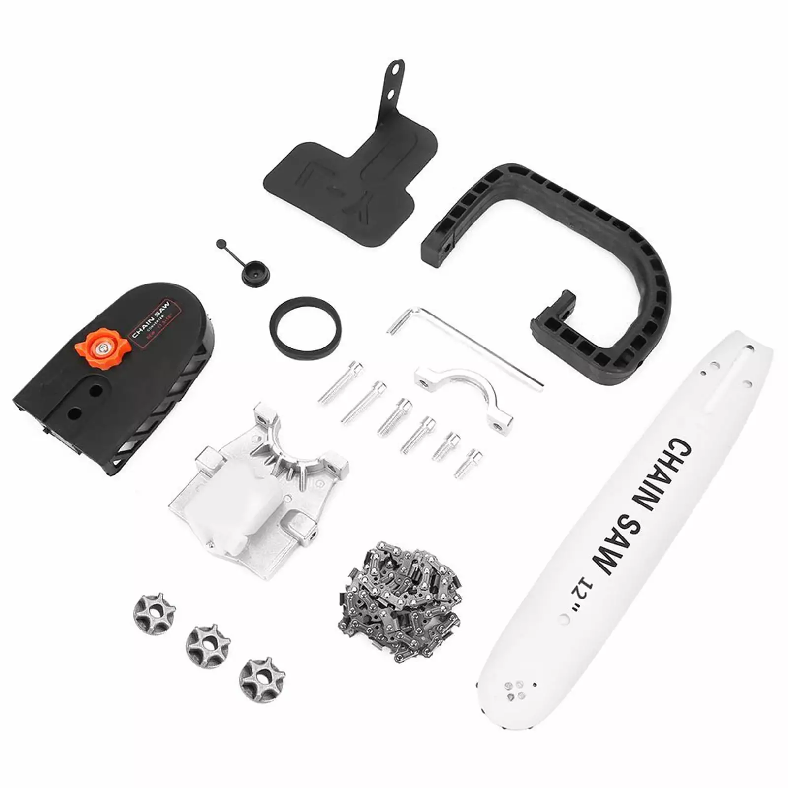 12inch Chainsaw Bracket Changed Angle Grinder Into Chain Saw Woodworking Tool Delaman