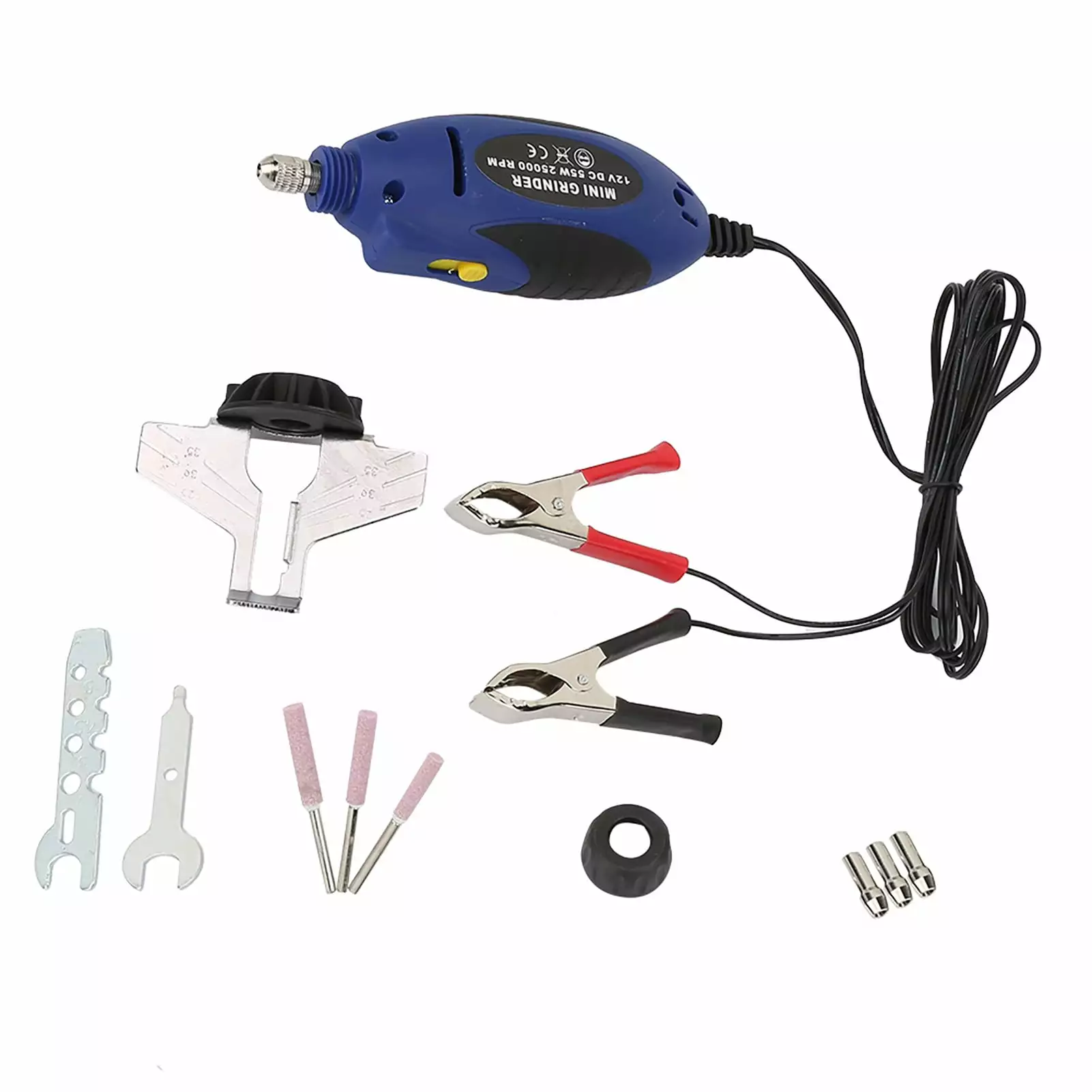 12V Electric Handheld Chainsaw Sharpener Mini Chain Saw Grinder Outdoor Grinding Machine Tools Leyao