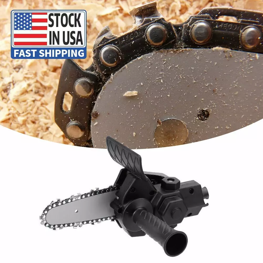 Electric Drill Modified To Electric Chainsaw Saw Power 6 Inch Tool Attachment US un brand