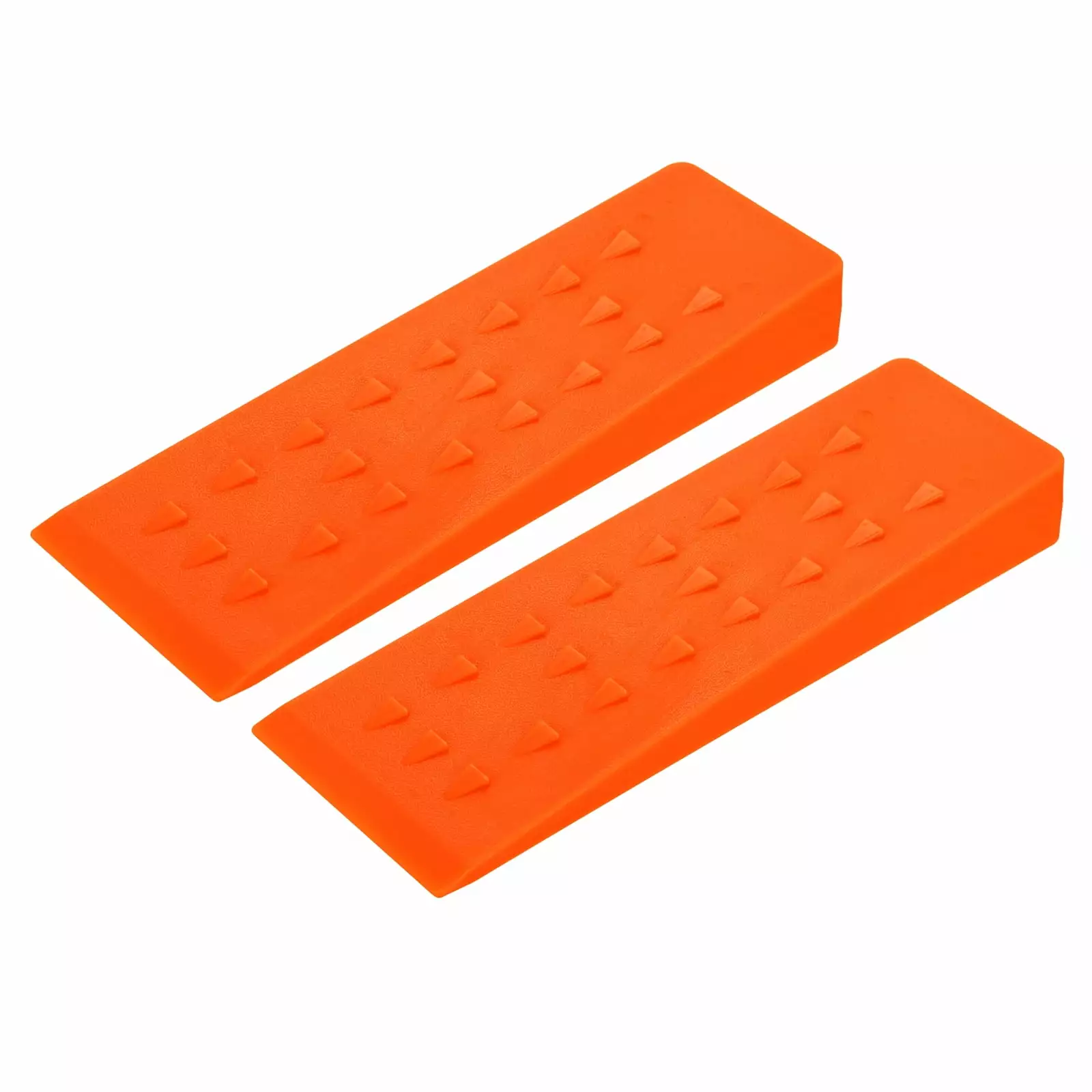 2Pcs Felling Wedges Tree Cutting 20 Chainsaw Plastic. Orange Uxcell