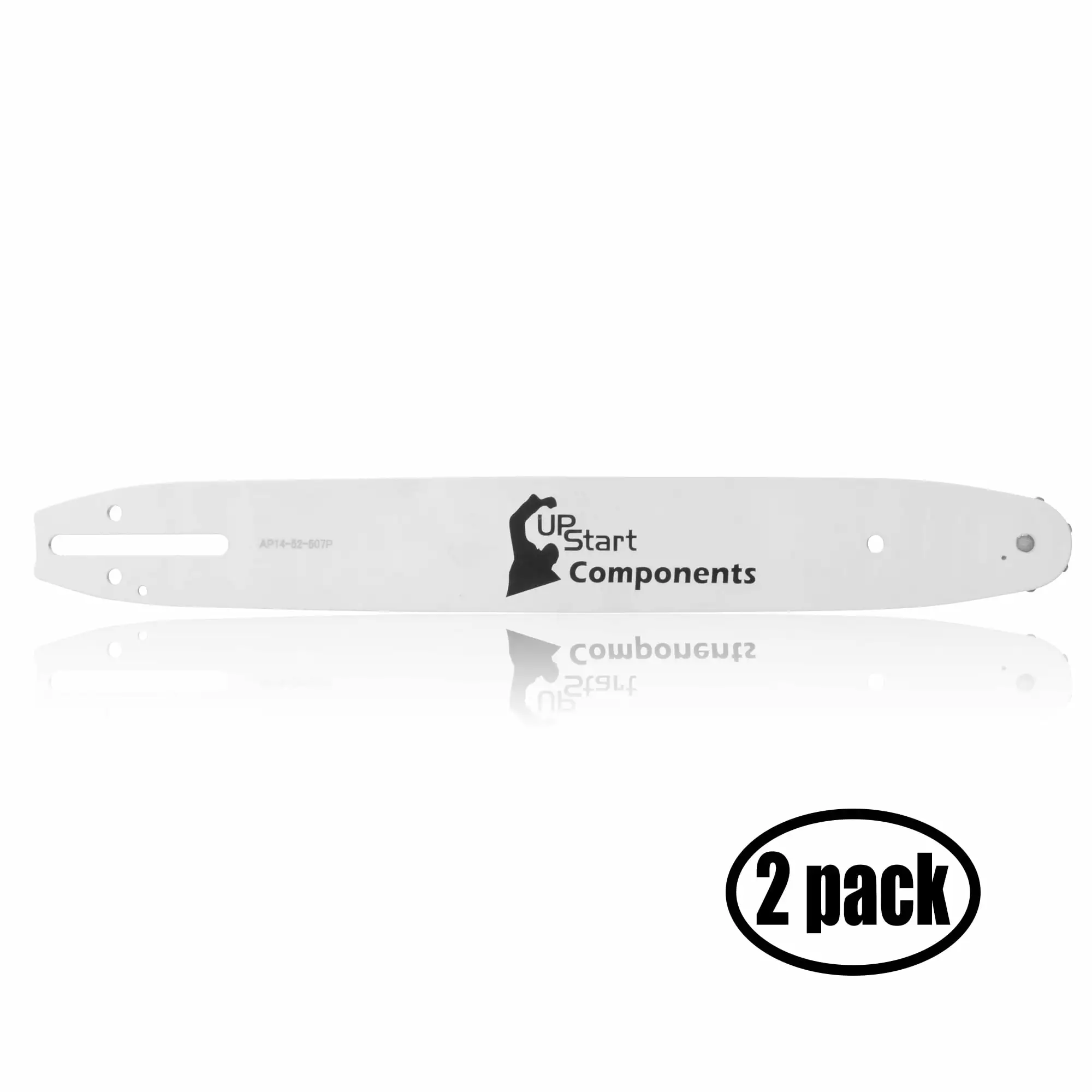 2 Pack Replacement 14 Single Rivet Chainsaw Guide Bar Homelite ZR10947 Chainsaw (14 Length. 3/8 Pitch. 0.050 Gauge. 52 Dri...
