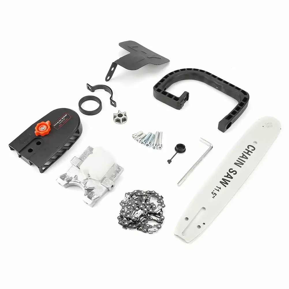 12inch Chainsaw Bracket Changed Angle Grinder Into Chain Saw Woodworking Tool Ywlanda