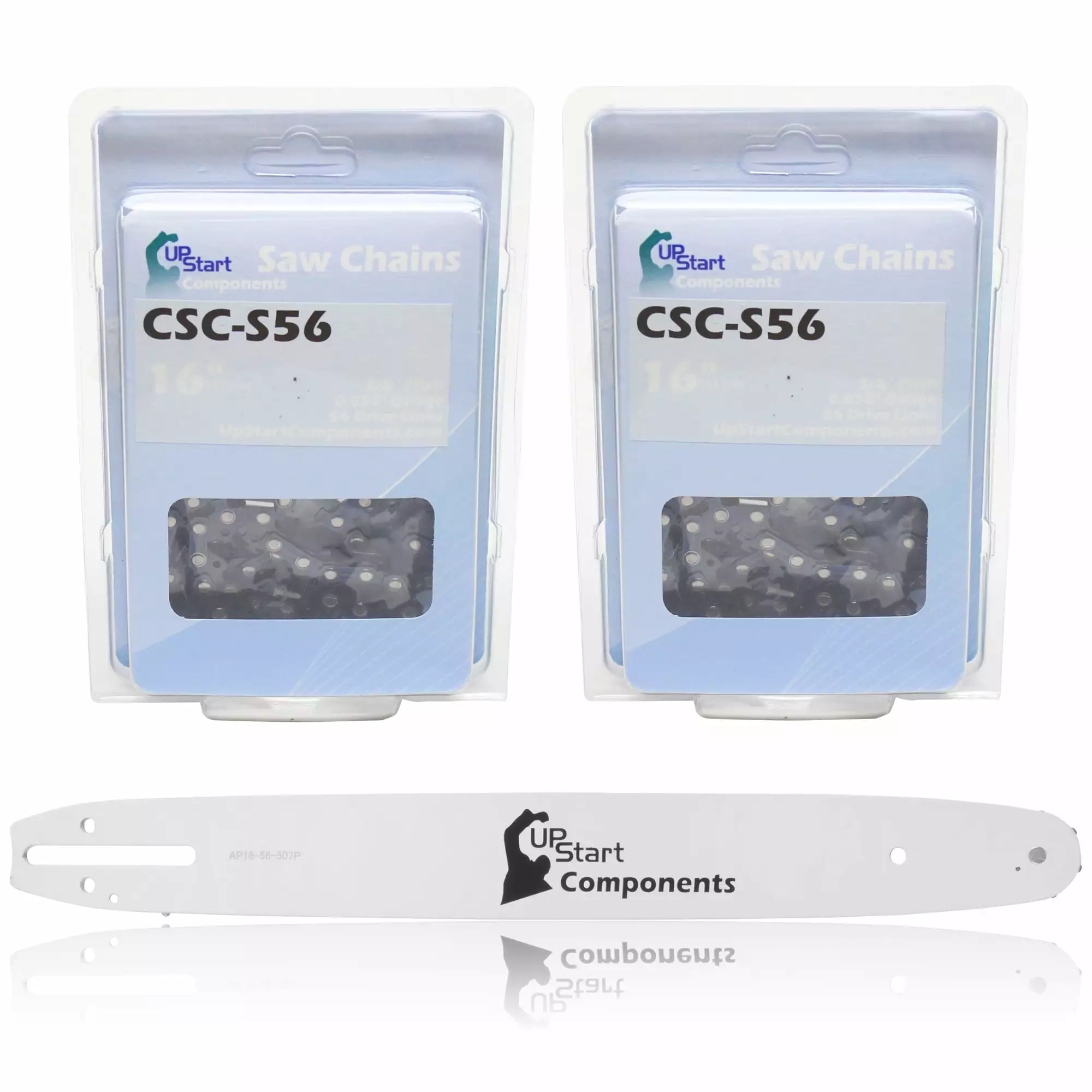 Replacement 16 Single Rivet Bar and 16 Semi Chisel Chain Combo Makita 5014NB Chainsaw (16 Length. 3/8 Pitch. 0.050 Gauge. ...