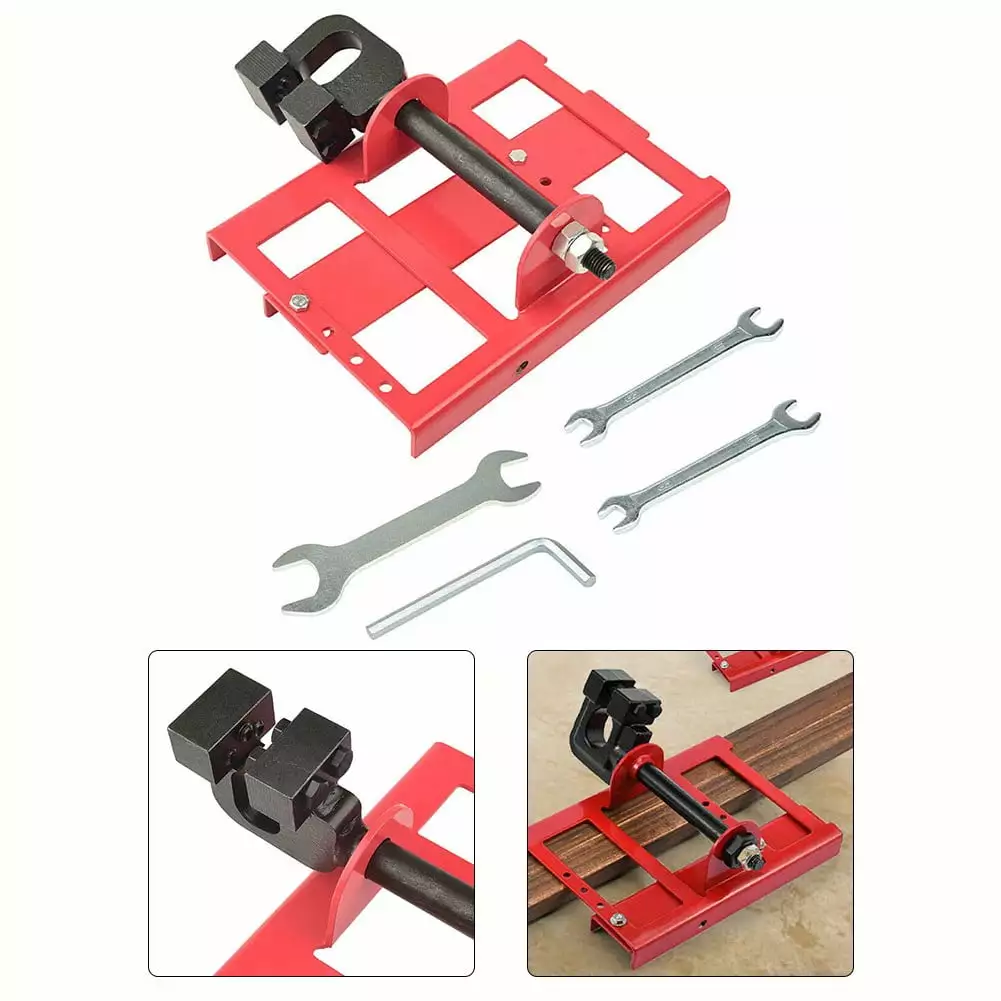 Vertical Cutting Chainsaw Mill Lumber Guide Rail Saw Steel Timber Woodworker RANMEI