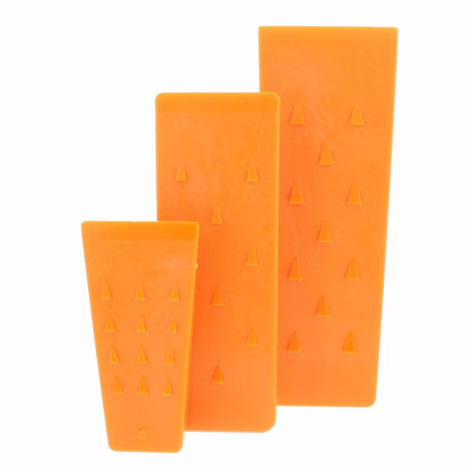 Felled | Spiked Felling Wedges Orange Plastic Felling Wedge Set 3 Pack