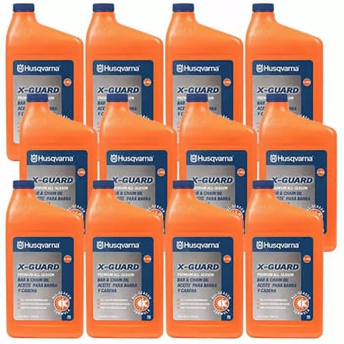OEM Husqvarna X-Guard Bar & Chain Oil - 1 Qt. 12 Pack