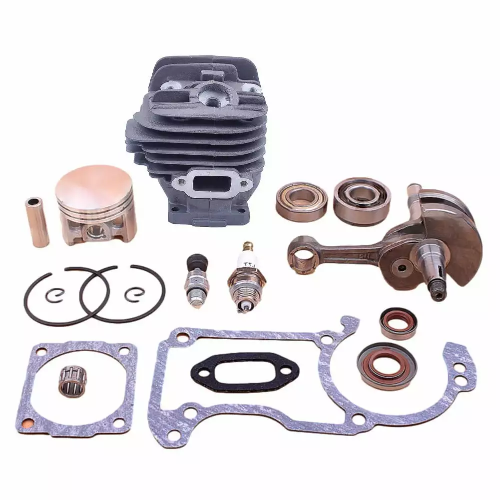 Cylinder Piston M 60 026 PRO Chainsaw Top End Kit 44.7mm Big Bore Mduoduo
