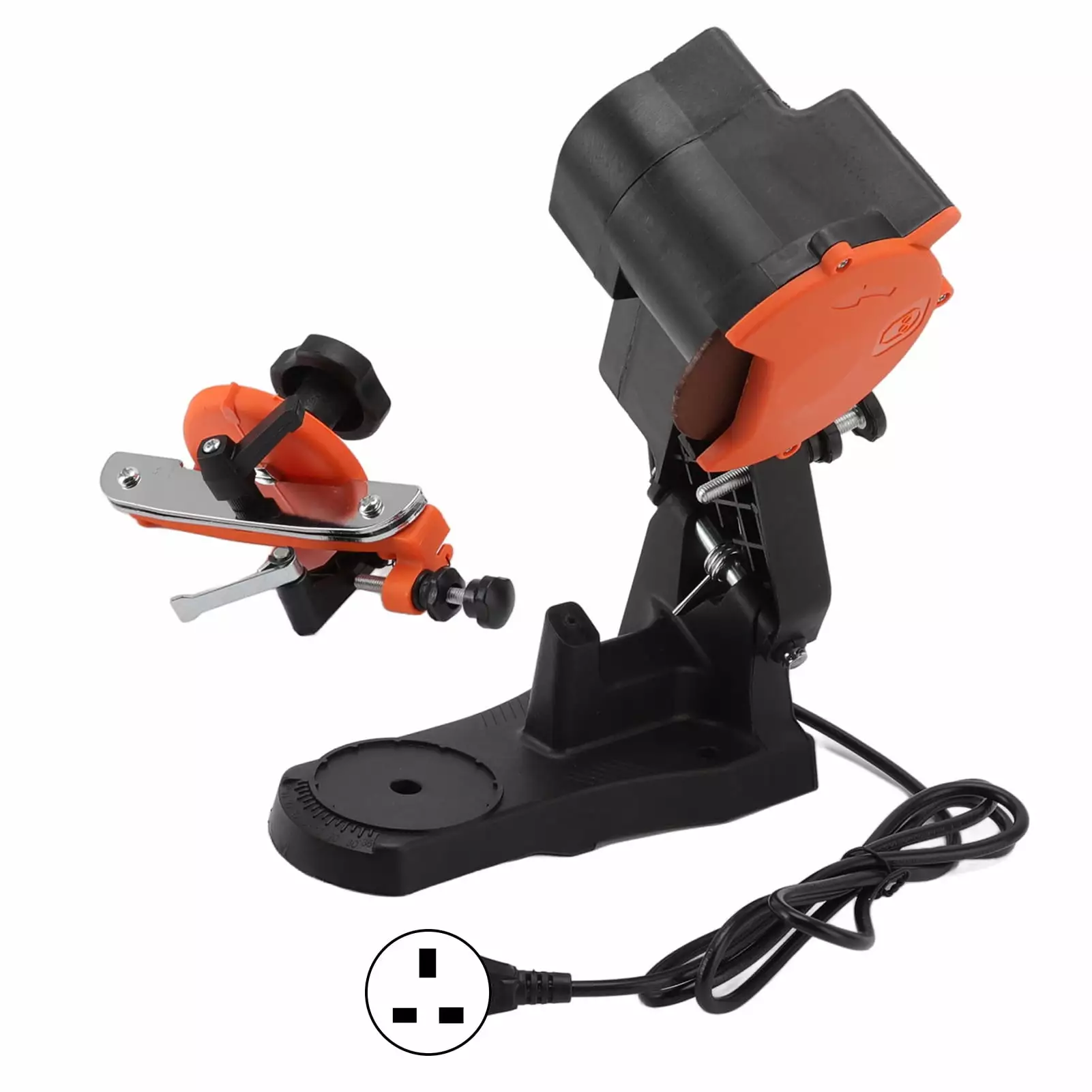 Big sale 85W Electric Chainsaw Sharpener 230V 50HZ 4800rpm Desk Type Travel-friendly Chain Grinding Machine UK Plug HRHous...