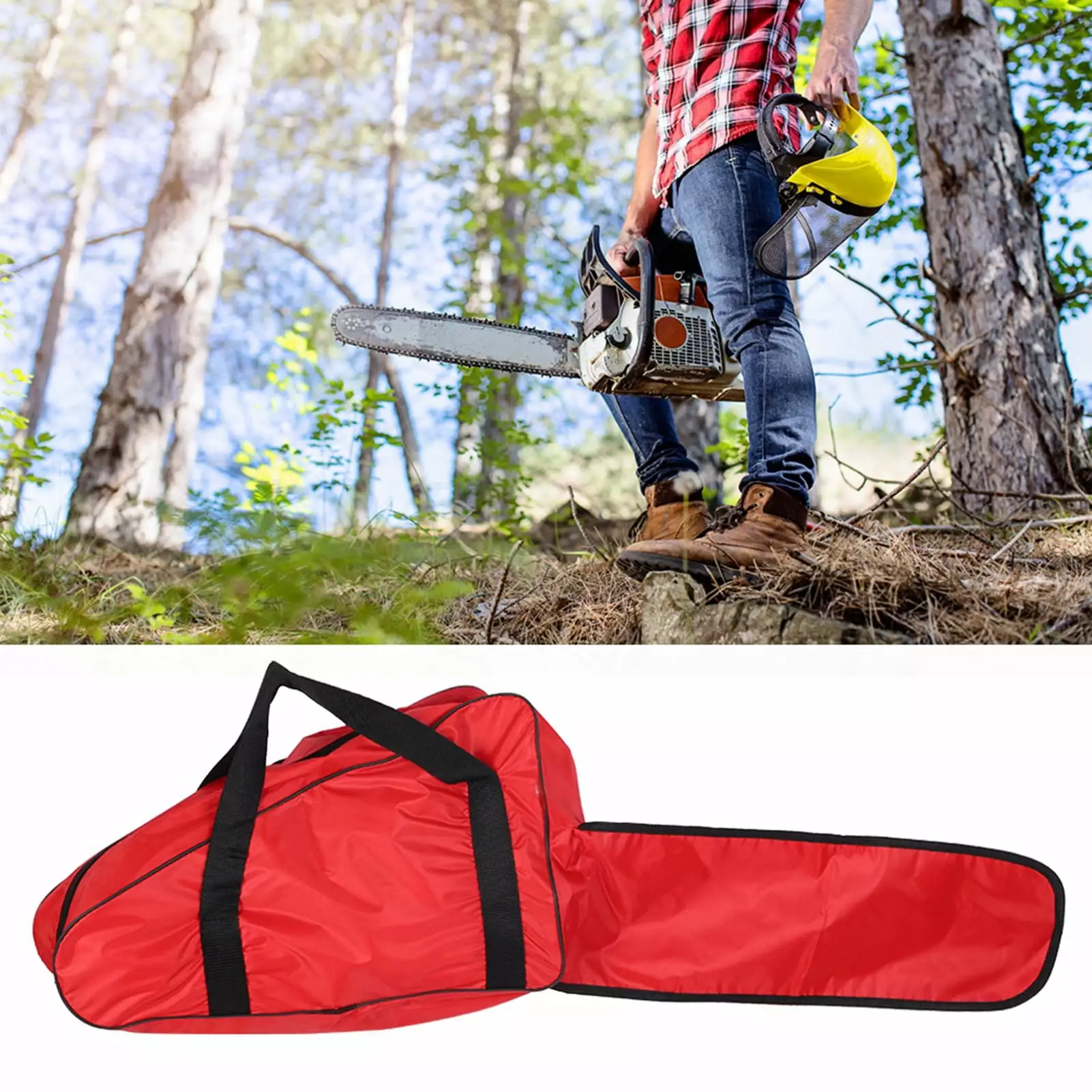 12in 14in 16in Chain Saw Travel-friendly Carrying Bag Storage Case - Oxford Fabric Chainsaw Case