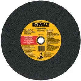 14-Inch Chop Saw Wheel Cutting Metal Dewalt