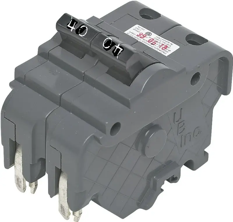 Federal Pacific UBIF240N Circuit Breaker, Type NA, 40 , 2 -Pole, 120/240 V, Plug Mounting