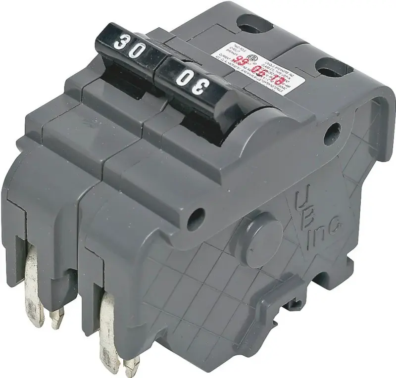 Federal Pacific UBIF230N Circuit Breaker, Type NA, 30 , 2 -Pole, 120/240 V, Plug Mounting
