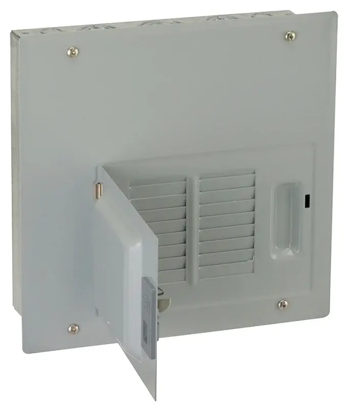 GE PowerMark Gold TLM Series TLM612FCUDP Load Center, 125 , 6-Space, 6-Circuit, Key Lug, NEMA 1 Enclosure, Flush