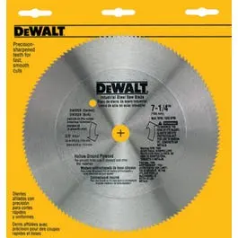 7.25-Inch 140-TPI Plywood Saw Blade Circular Saws Dewalt