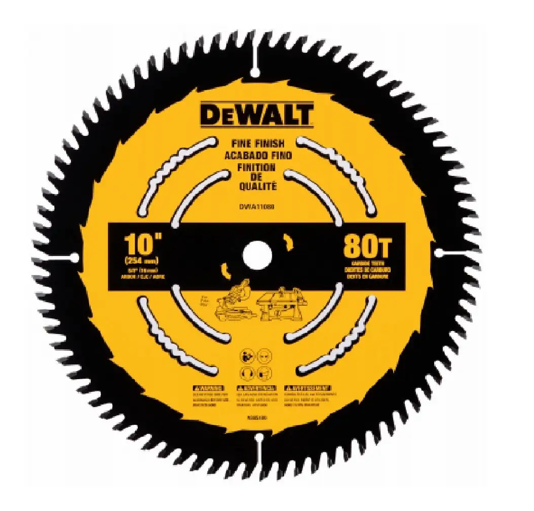 DeWalt DWA11080 10 Inch Circular Saw Blade Wood Cutting