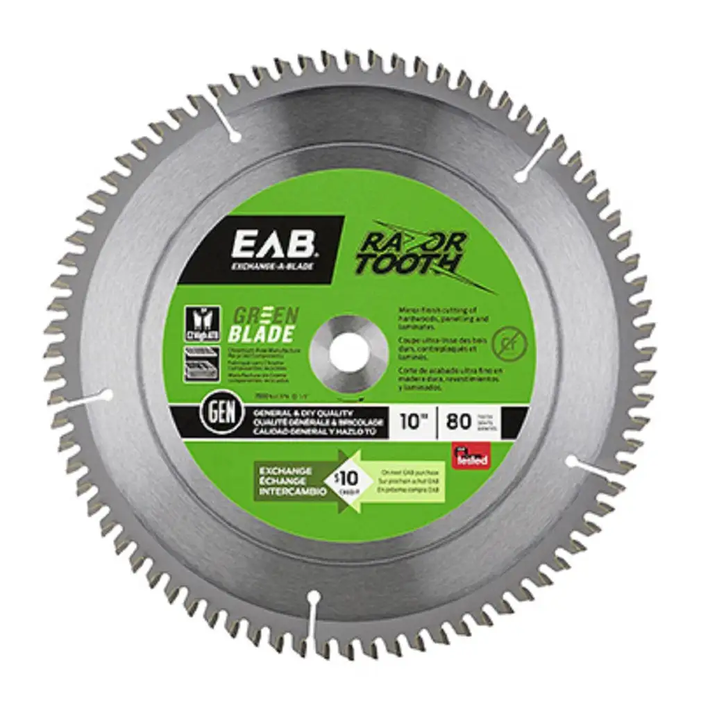 Exchange--Blade 1110262 10 Inch x 80 Tooth Saw Blade Fine Woodworking