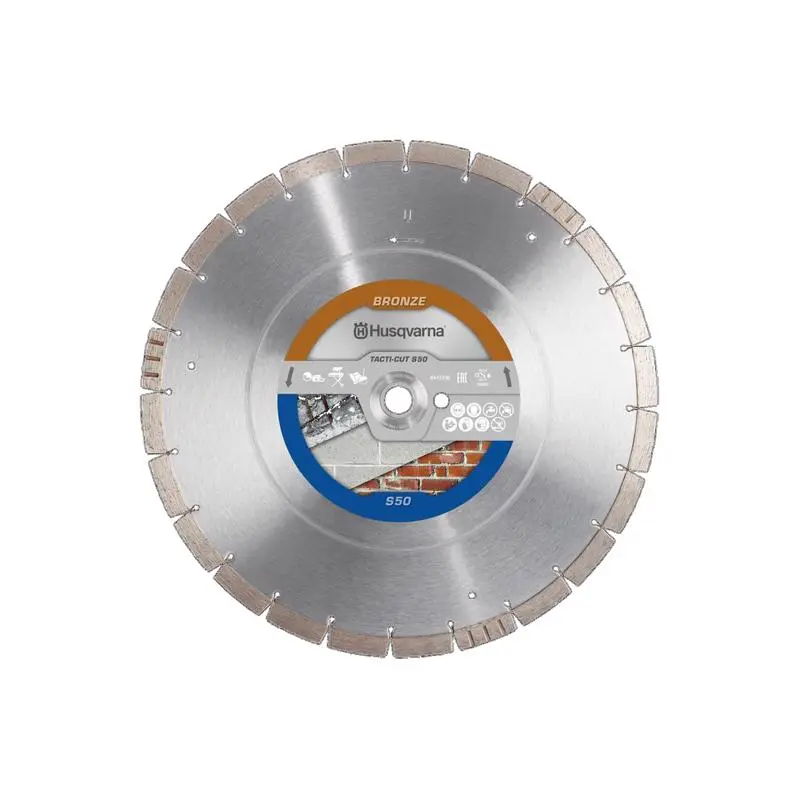 Husqvarna 12 . D X 1 . Tacti-Cut S50 Plus Diamond Circular Saw Blade 1 pc Heavy Duty