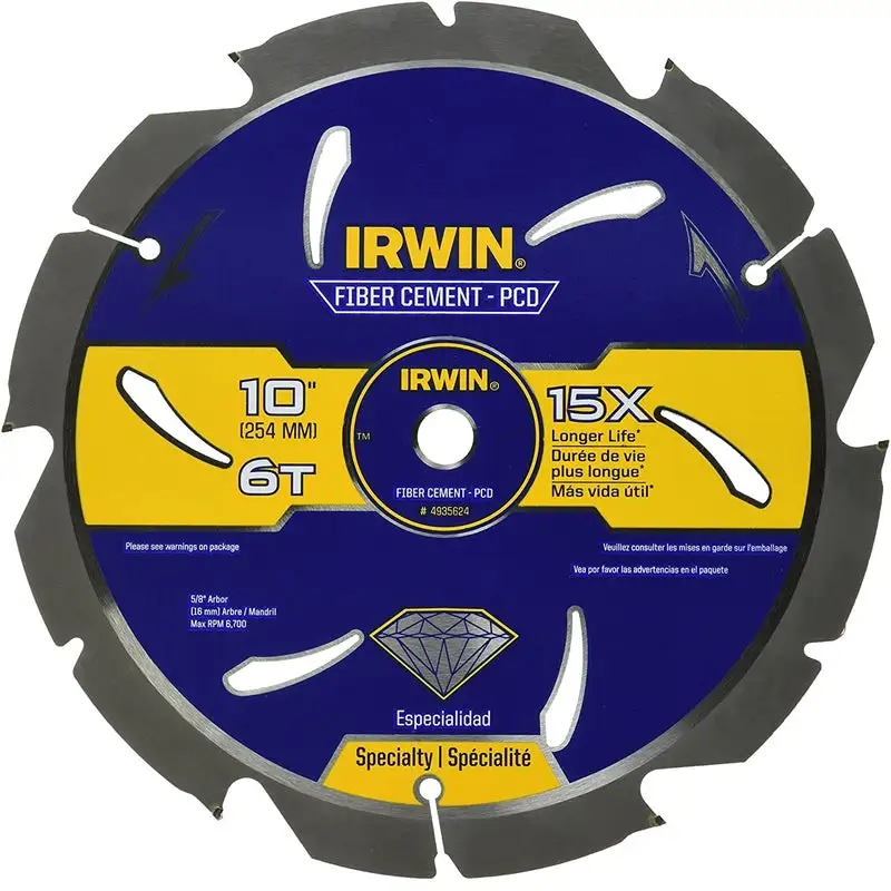 Irwin Marathon 10 . D X 5/8 . Steel Circular Saw Blade 6 Teeth 1 pk