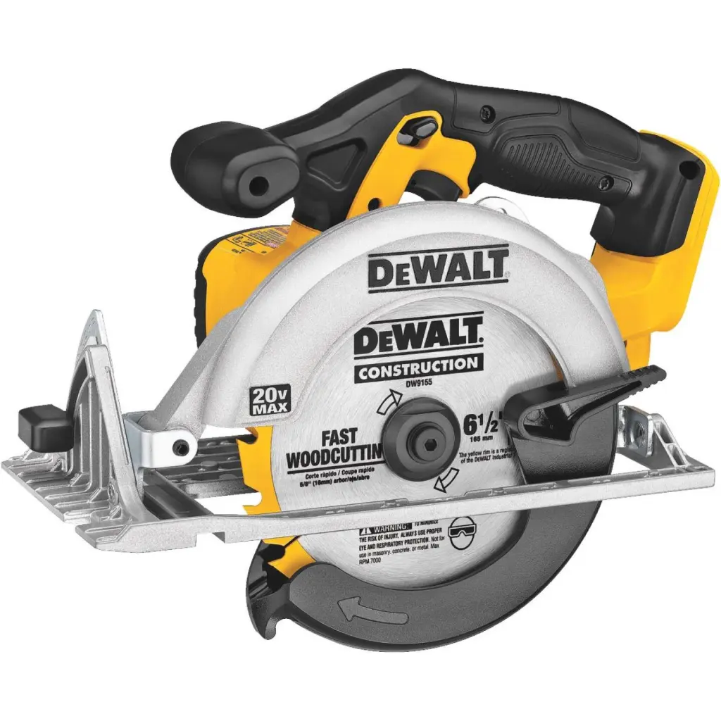 DeWalt 20 Volt MAX Lithium-Ion 6-1/2 Cordless Circular Saw Bare Tool