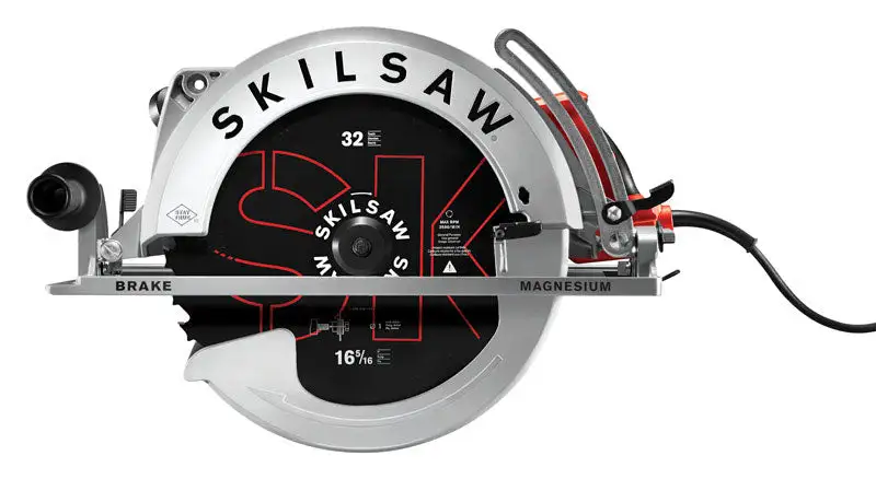 SKIL 15 Amp 16-5/6 Inch Corded Brushed Worm Drive Circular Saw Professional Cuts