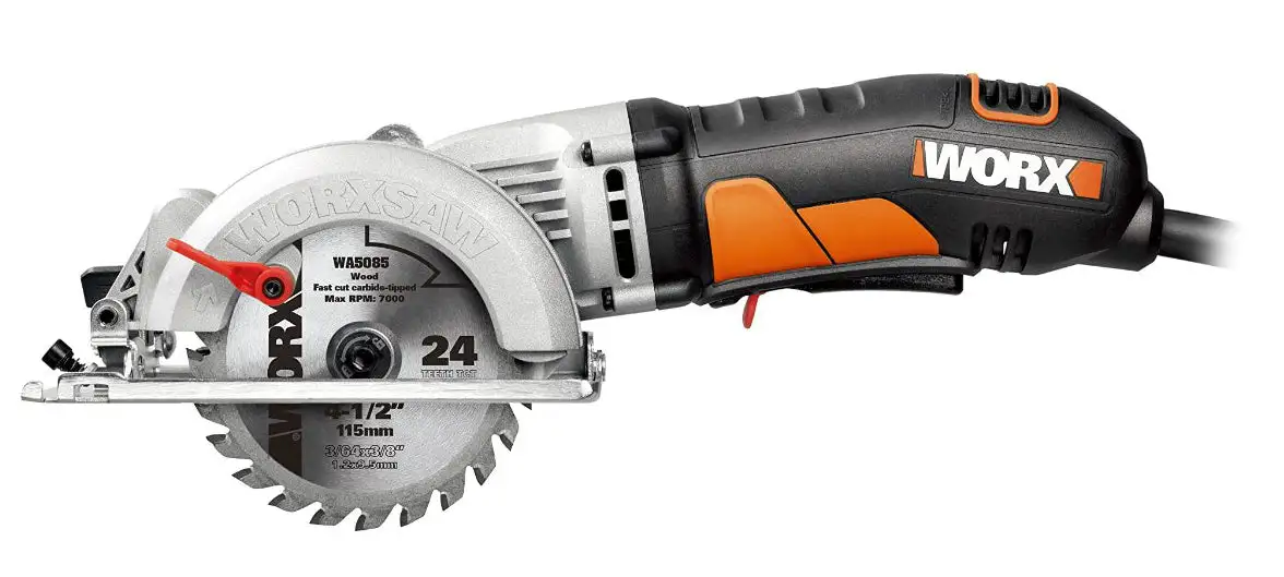 Worx WX429L Worxsaw Compact Circular Saw 4-1/2 Inch Lightweight Power Tool