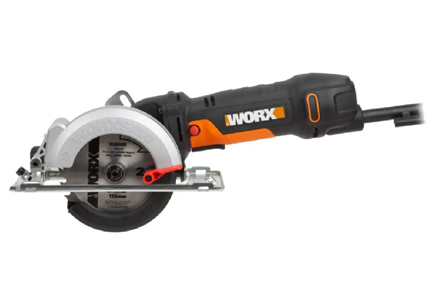 Worx WX439L Compact Circular Saw 4-1/2 Inch Cordless Power Tool