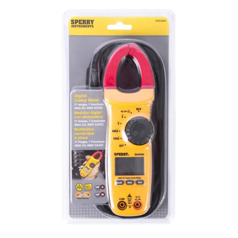 Sperry Snap-Around 300-600V LCD AC Clamp Meter 1 pk
