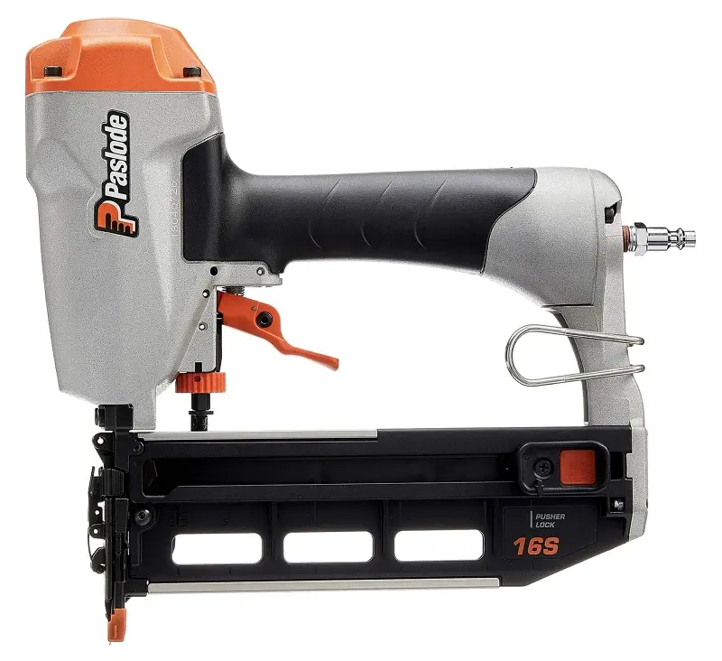 Paslode T250S-F16P Pneumatic Finish Nailer, Straight Collation, 1 to 2-1/2 Fastener