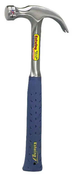 Estwing E3-16C Steel Claw Hammer Nylon Vinyl Grip 16 Oz 13