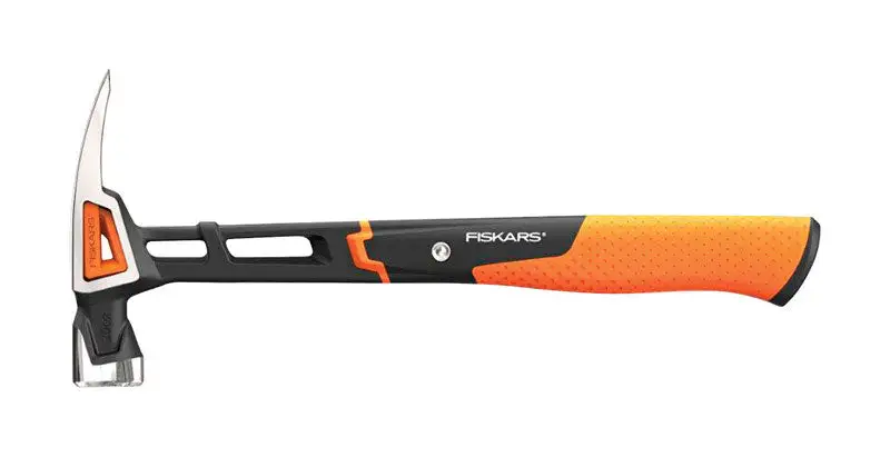 Fiskars 16 oz Smooth Face Curved Claw Hammer Steel Handle