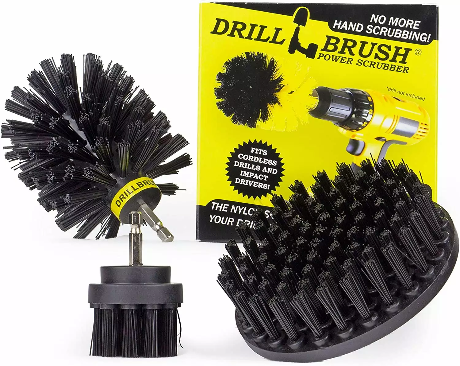 Heavy Duty Drill Powered Cleaning Brush Kit Grill Cleaning and Heavy Duty Scrubbing DRILL BRUSH POWER SCRUBBER