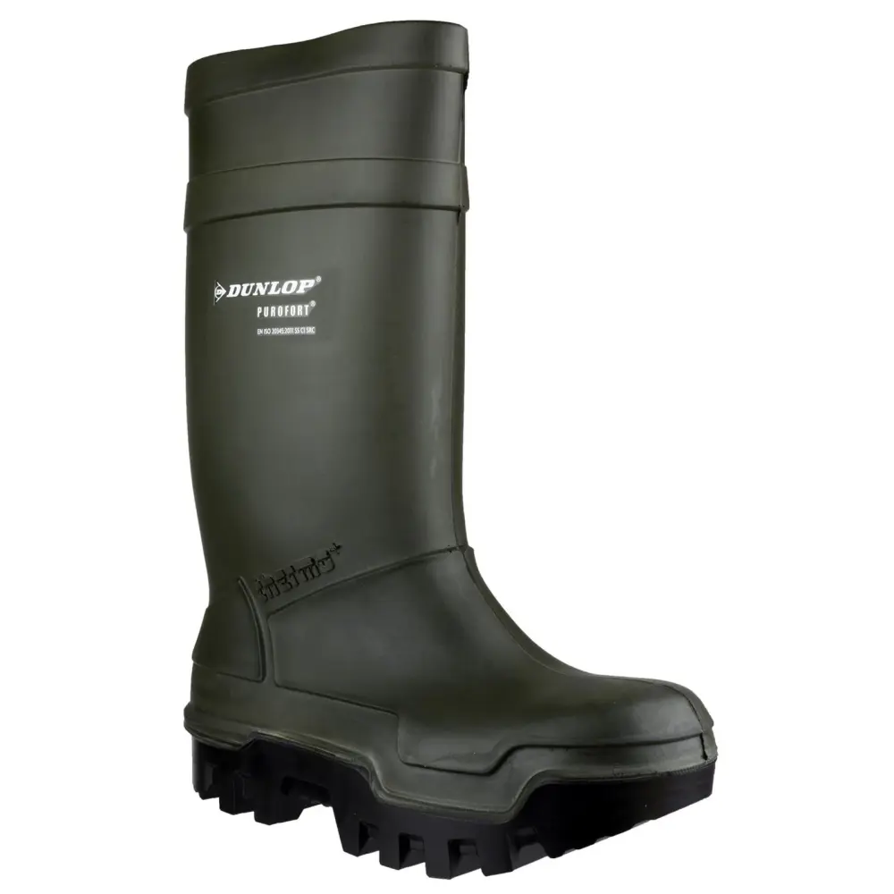 Dunlop Purofort Thermo+ Full Safety Wellington - Emerald (22210-36007)